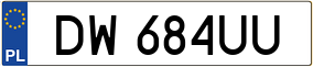 Truck License Plate